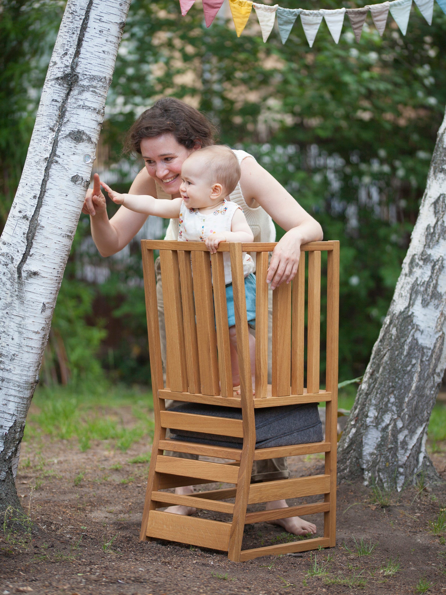 Lernturm (3-in-1) Hochstuhl, Lernturm & Spielbank