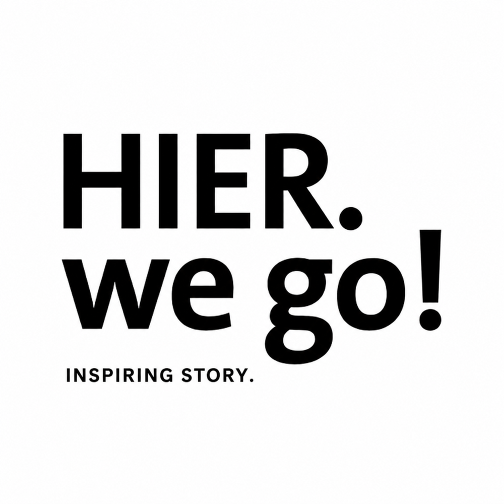 Logo der Plattform Hier. we go!
