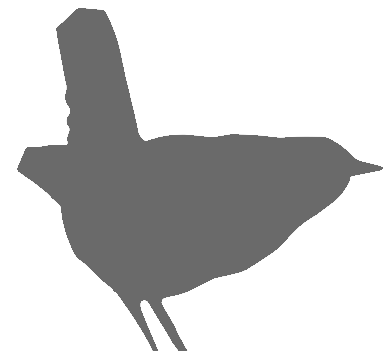 Logo vom Zaunkönig im Footer beim Copyright